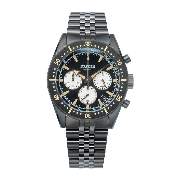 Dryden Chrono Diver Gen 2 42mm Chronograph - PVD Vintage