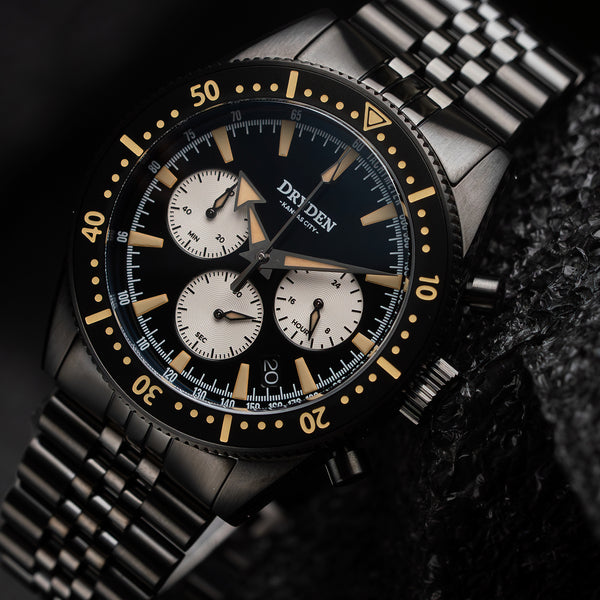 Dryden Chrono Diver Gen 2 42mm Chronograph - PVD Vintage