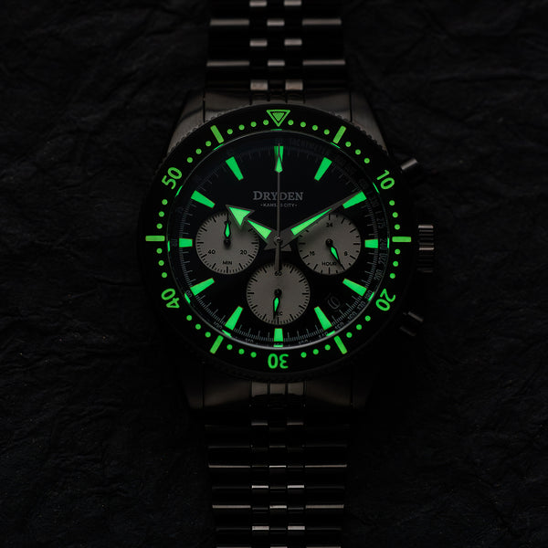 Dryden Chrono Diver Gen 2 42mm Chronograph - PVD Vintage