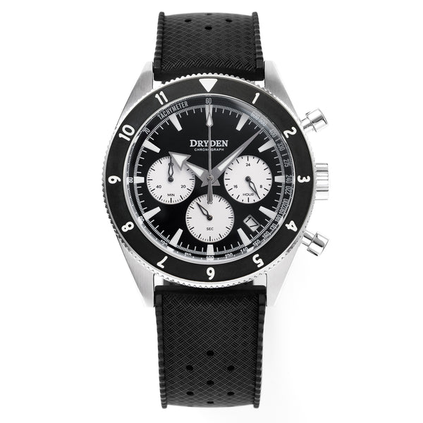 Dryden Chrono Diver Series 1 - Black Modern Reverse Panda