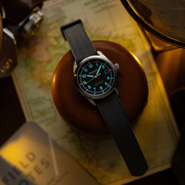 Dryden Heartlander Solar 38mm Field Watch - Slate Gray