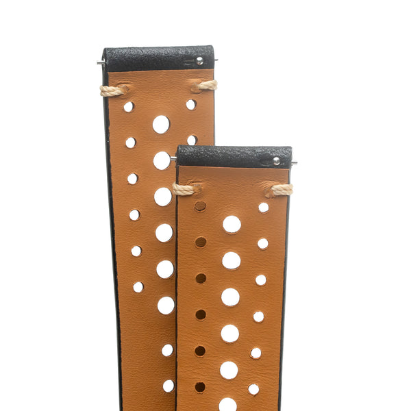 Dryden Velocity Rally Leather Watch Band – Italian Pueblo Veg-Tan Racing Strap