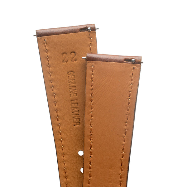 Dryden Vintage Taper Leather Watch Band - Oil Waxed Cowhide