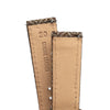 18mm 20mm 22mm Quick Release Wool / Leather Backed Watch Strap - Light Brown