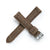 18mm 20mm 22mm Quick Release Wool / Leather Backed Watch Strap - Light Brown