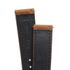 20mm 22mm Quick Release Genuine Leather Watch Strap - Brown