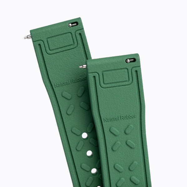 20mm 22mm Quick Release Pilot / Field FKM Rubber Watch Band