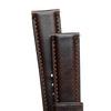 Dryden 'Journeyman' Padded Italian Leather Watch Band - Dark Walnut