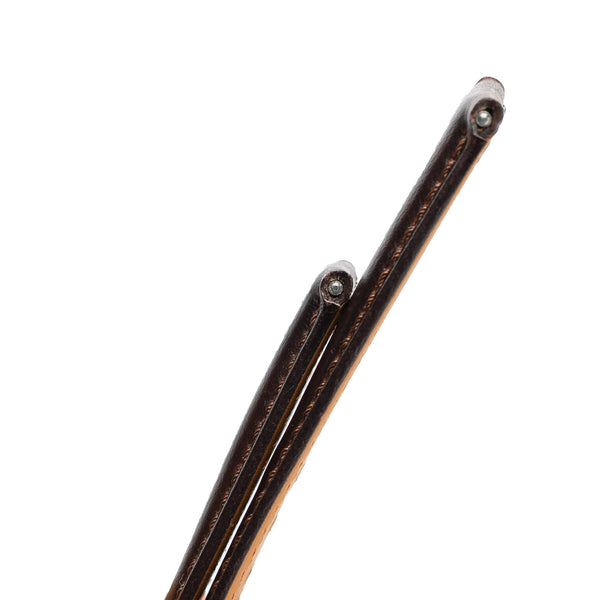 Dryden 'Journeyman' Padded Italian Leather Watch Band - Dark Walnut