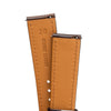 Dryden 'Journeyman' Padded Italian Leather Watch Band - Dark Walnut