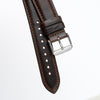 Dryden 'Journeyman' Padded Italian Leather Watch Band - Dark Walnut