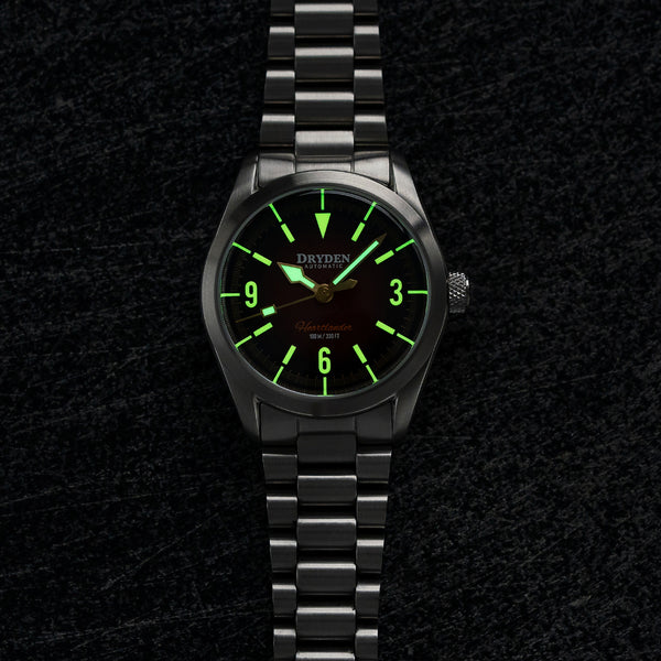 Dryden Heartlander 38mm Automatic Field Watch - Autumn Rust