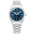 Dryden Heartlander 38mm Automatic Field Watch - Blue & Crimson