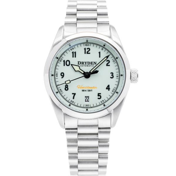 Dryden Heartlander 38mm Automatic Field Watch - Full Lume