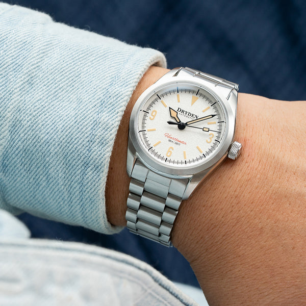 Dryden Heartlander 38mm Automatic Field Watch - Polar Vintage