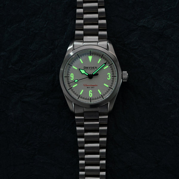 Dryden Heartlander 38mm Automatic Field Watch - Polar Vintage