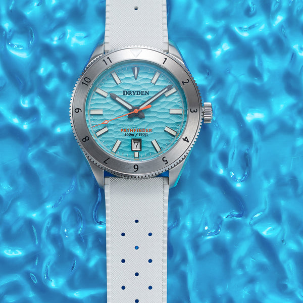 Dryden Pathfinder 41mm Automatic Dive Watch - Caribbean Blue