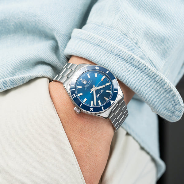 Dryden Pathfinder 41mm Automatic Dive Watch - Midnight Blue