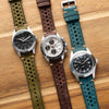 Dryden Velocity Rally Leather Watch Band – Italian Pueblo Veg-Tan Racing Strap
