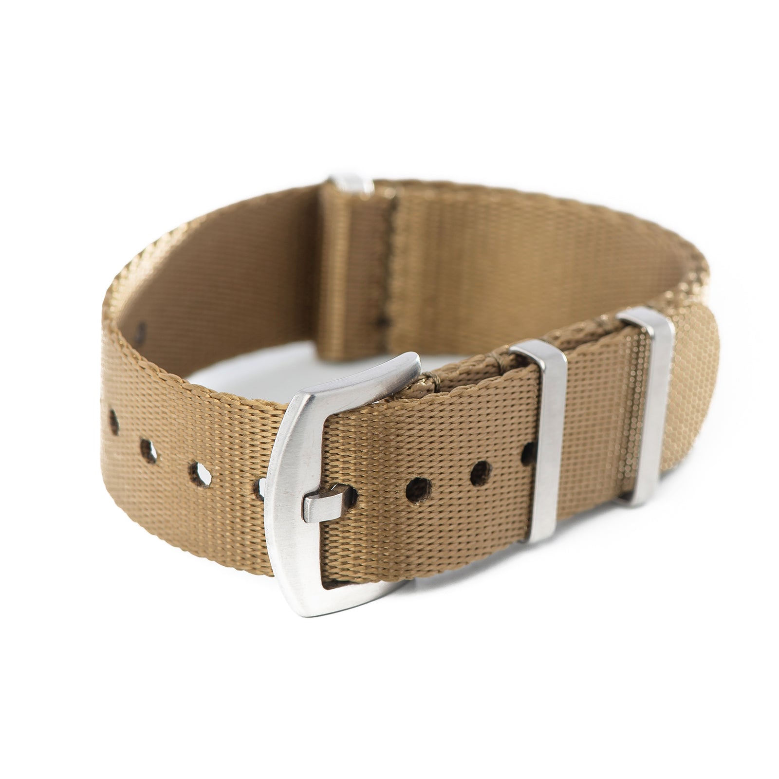 20mm 22mm Seat Belt Nylon Watch Strap Khaki – Dryden Watch Co