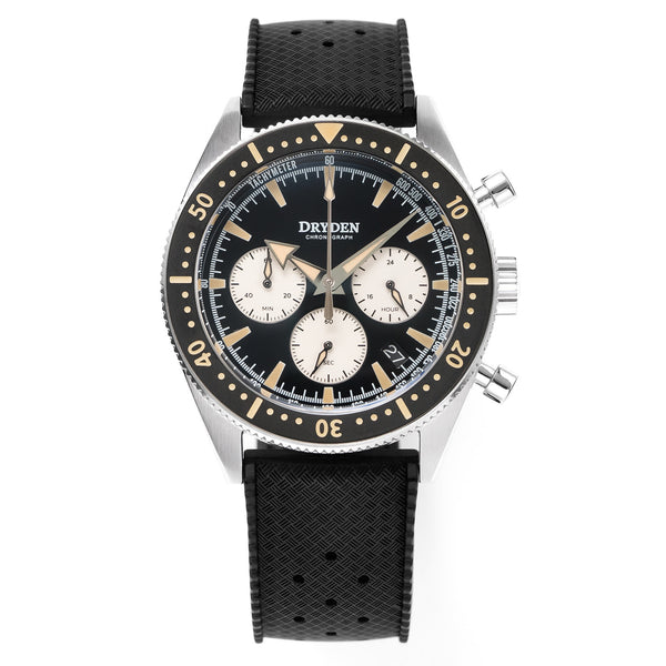Dryden Chrono Diver Series 1 - Black Vintage
