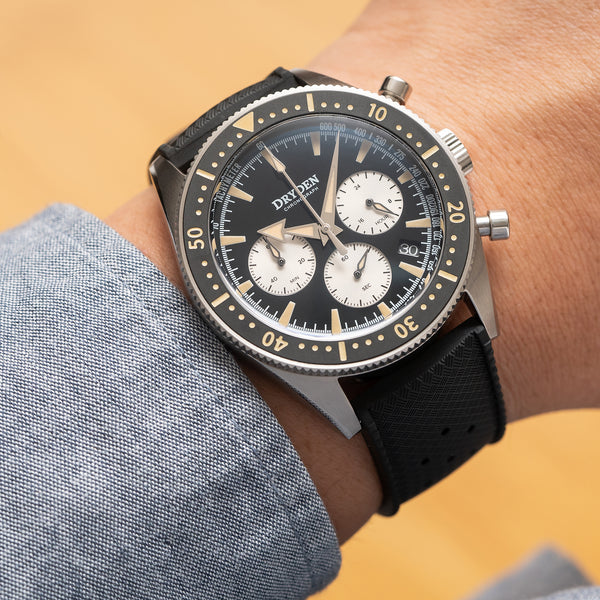 Dryden Chrono Diver Series 1 - Black Vintage