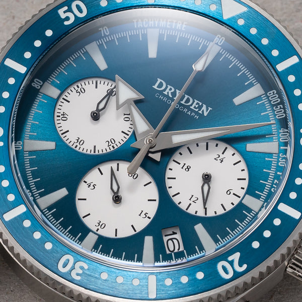 Dryden Chrono Diver Series 1 - Blue Modern