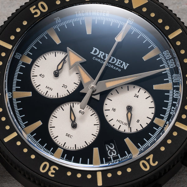 Dryden Chrono Diver Series 1 - PVD Vintage