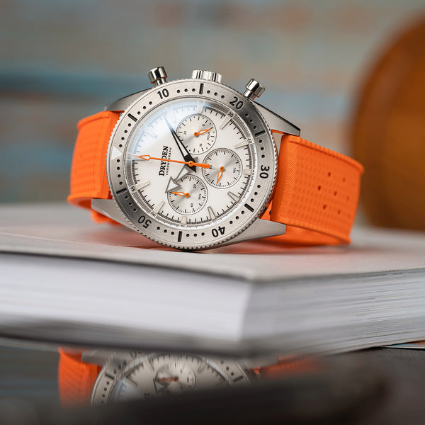 Dryden Chrono Diver Series 1 - Porcelain White