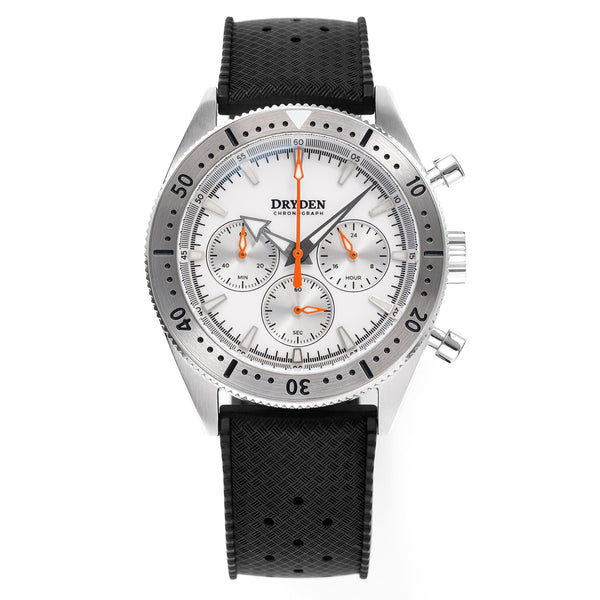 Dryden Chrono Diver Series 1 - Porcelain White