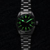 Dryden Heartlander 38mm Automatic Field Watch - Black Vintage
