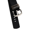 18mm 20mm 22mm Quick Release Black Nylon & Leather Field Watch Band