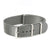 20mm 22mm SLIM Seat Belt Nylon Watch Strap - Grey