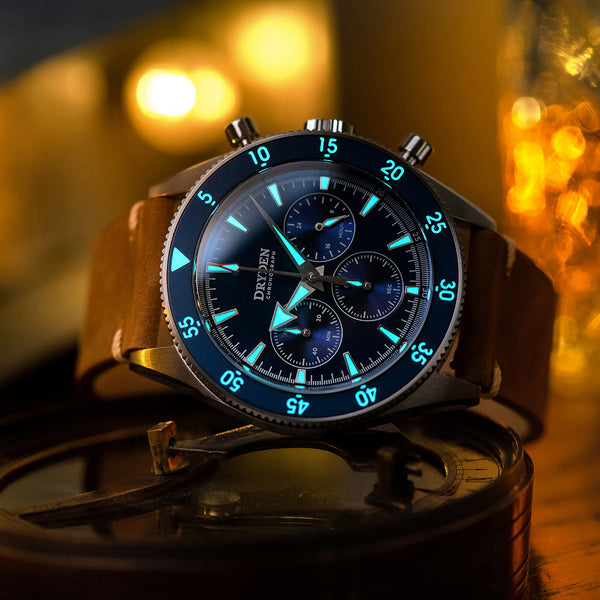 Dryden Chrono Diver Series 1 - Midnight Blue