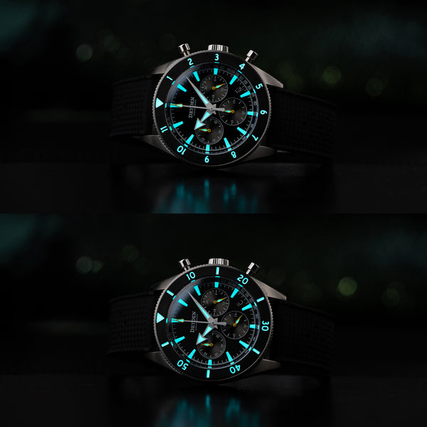 Dryden Chrono Diver Series 1 - Black Matte