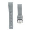 20mm 22mm Quick Release FKM Rubber Crosshatch Diver Watch Strap