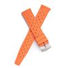 20mm 22mm Quick Release Tropical Pattern FKM Rubber Watch Strap
