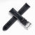 18mm 19mm 20mm 22mm Quick Release Genuine Leather Watch Strap - Charcoal Gray