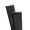 18mm 19mm 20mm 22mm Quick Release Genuine Leather Watch Strap - Charcoal Gray