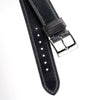 18mm 19mm 20mm 22mm Quick Release Genuine Leather Watch Strap - Charcoal Gray