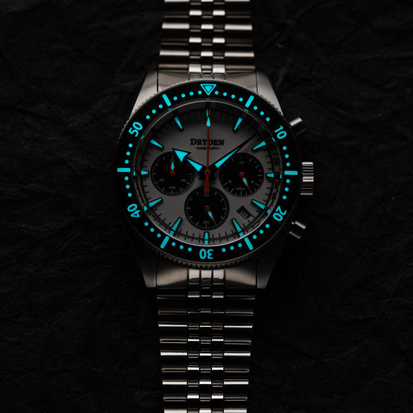 Dryden Chrono Diver Gen 2 42mm Chronograph - Panda Orange