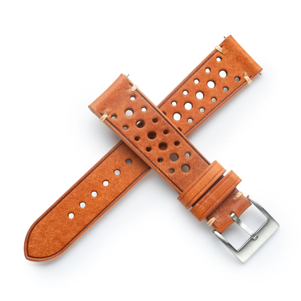 Dryden Velocity Rally Leather Watch Band – Italian Pueblo Veg-Tan