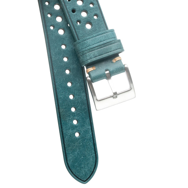 Dryden Velocity Rally Leather Watch Band – Italian Pueblo Veg-Tan Racing Strap