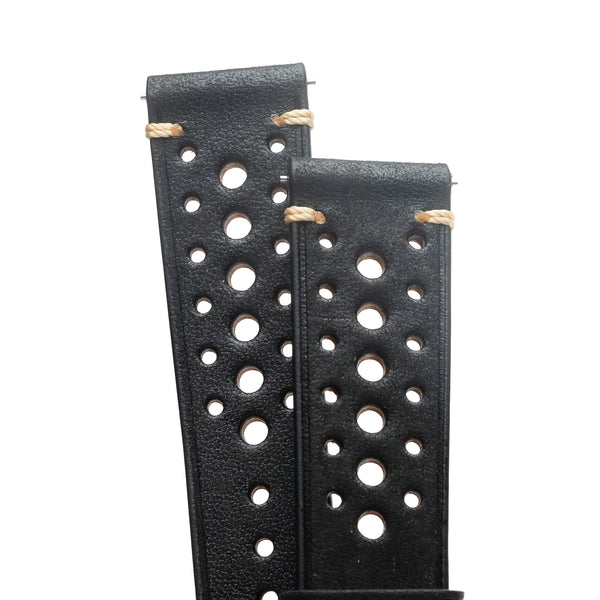 Dryden Velocity Rally Leather Watch Band – Italian Pueblo Veg-Tan Racing Strap