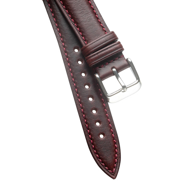 Dryden Vintage Taper Leather Watch Band - Oil Waxed Cowhide