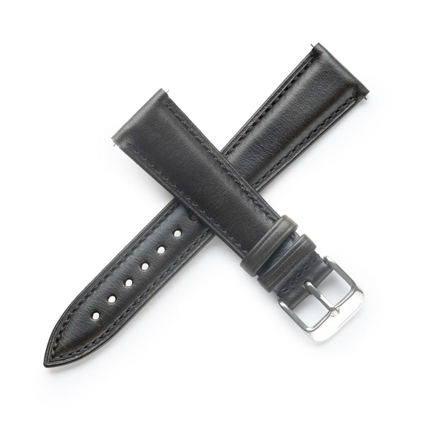 Dryden Vintage Taper Leather Watch Band - Oil Waxed Cowhide