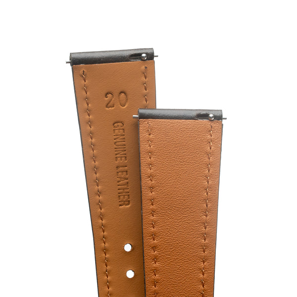 Dryden Vintage Taper Leather Watch Band - Oil Waxed Cowhide