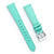 18mm 20mm 22mm Quick Release Tapered Saffiano Leather Watch Strap - Mint Green