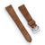 18mm 20mm 22mm Quick Release Tapered Suede Leather Watch Strap - Brown