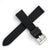 20mm 22mm Quick Release Sailcloth Canvas / FKM Rubber Hybrid Watch Band - Black